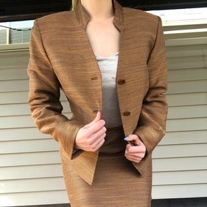 Kasper Power Blazer & Matching Pencil Skirt